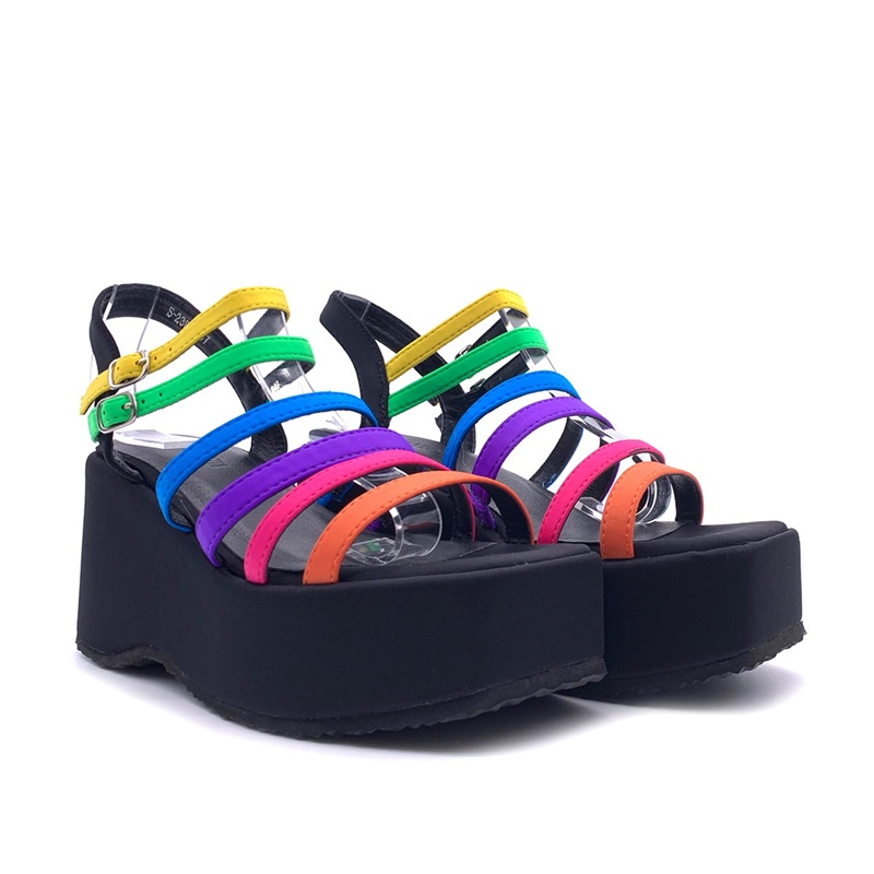 Casual Sandal Leather - Sandali a fascia stretta in colori
